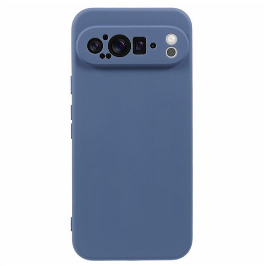 For Google Pixel 9 Pro XL Case TPU Back Soft Anti-Scratch Fiber Lining Phone Cover - Lavender Grey
