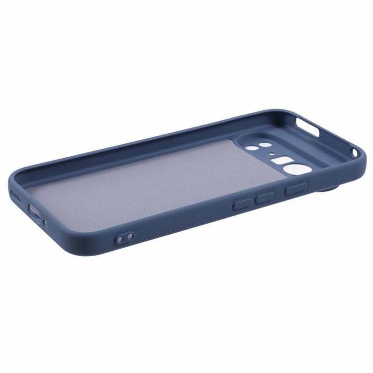 For Google Pixel 9 Pro XL Case TPU Back Soft Anti-Scratch Fiber Lining Phone Cover - Lavender Grey