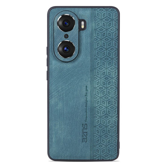 AZNS For Honor 60 TPU+PU Leather Phone Cover Anti-slip Anti-scratch Imprinted Pattern Cell Phone Case - Green