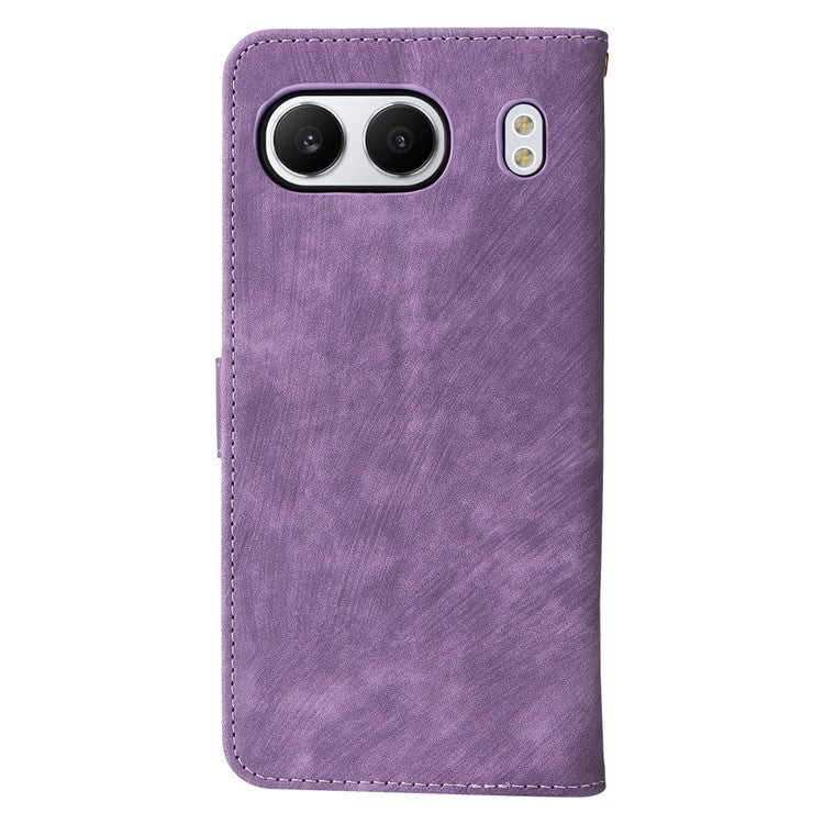 For OnePlus Nord 4 Wallet Case RFID Blocking PU Leather Cover Stand View - Purple