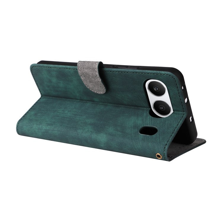 For OnePlus Nord 4 Wallet Case RFID Blocking PU Leather Cover Stand View - Green