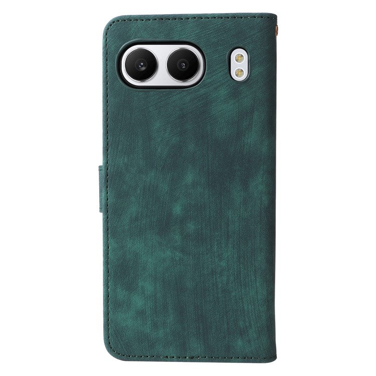 For OnePlus Nord 4 Wallet Case RFID Blocking PU Leather Cover Stand View - Green