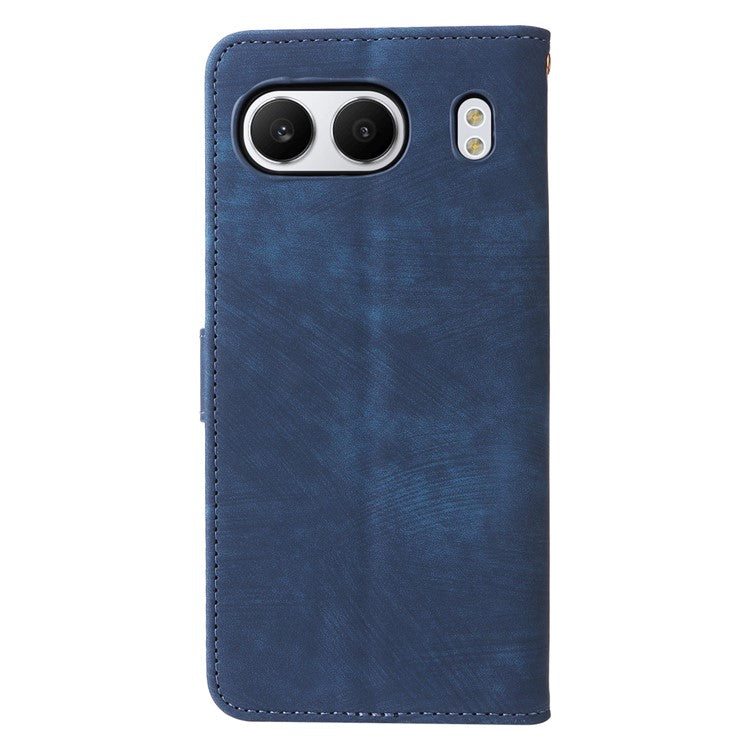 For OnePlus Nord 4 Wallet Case RFID Blocking PU Leather Cover Stand View - Blue