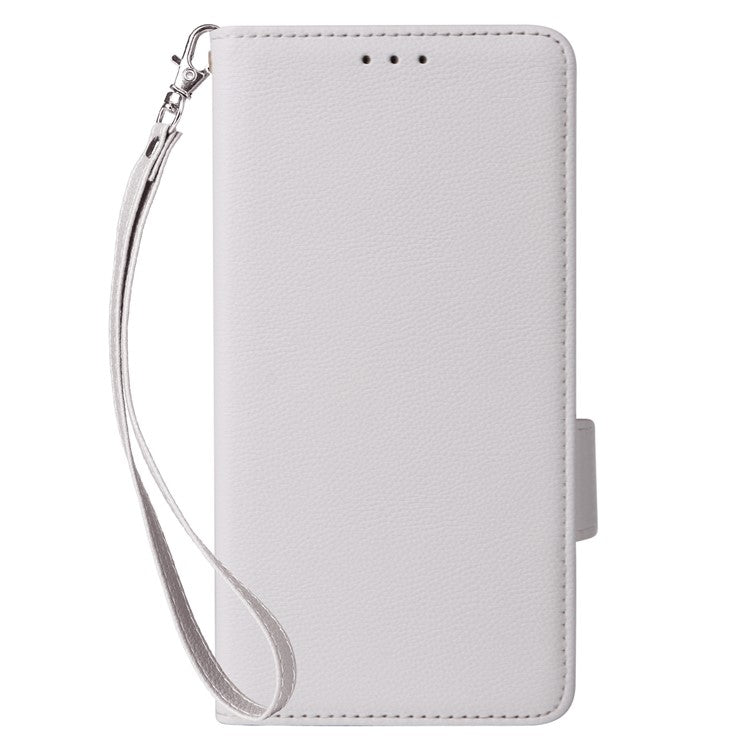 For OnePlus Nord 4 Case Litchi Texture PU Leather Wallet Flip Phone Cover - White