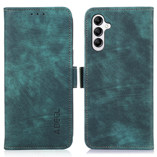 ABEEL For Samsung Galaxy A16 5G / A16 4G Case Retro Leather Phone Cover Wallet Stand View - Green