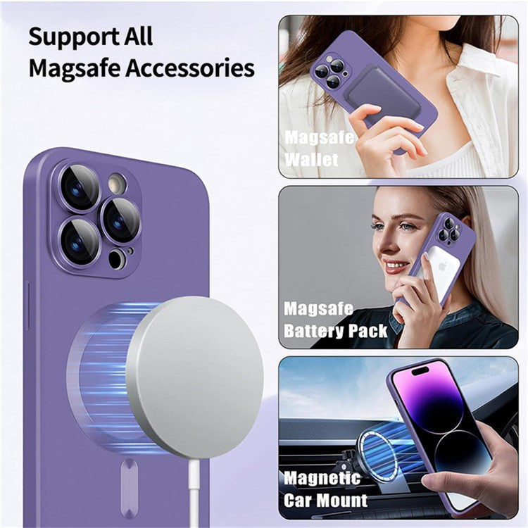 ENKAY HAT PRINCE For iPhone 16 Case Compatible with MagSafe Scratch Proof TPU Phone Shell - Dark Blue