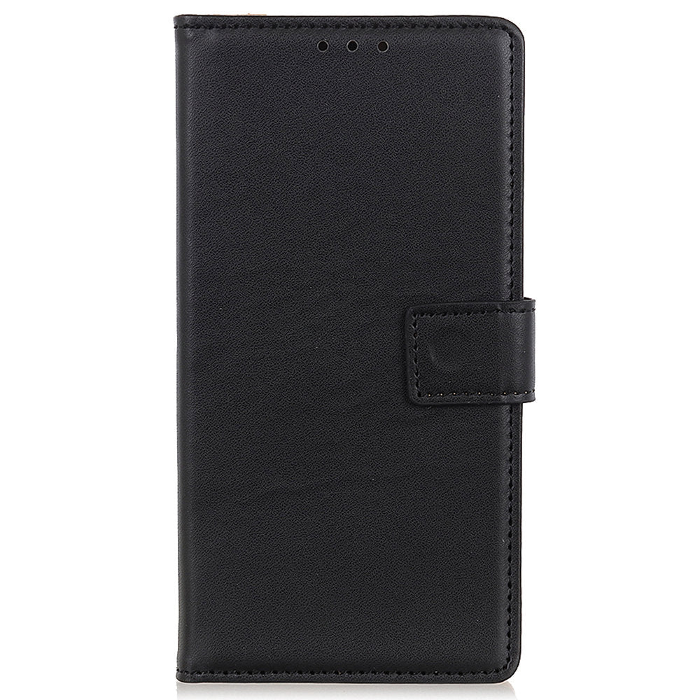 For Samsung Galaxy A16 5G / A16 4G Case Card Slots PU Leather Flip Stand Phone Cover - Black