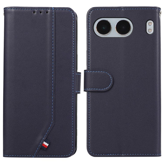 For OnePlus Nord 4 Case RFID Blocking Flip Leather Phone Cover - Blue