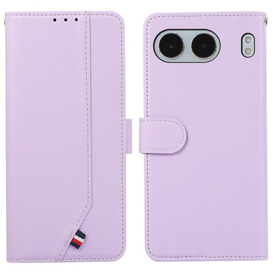 For OnePlus Nord 4 Case RFID Blocking Flip Leather Phone Cover - Purple