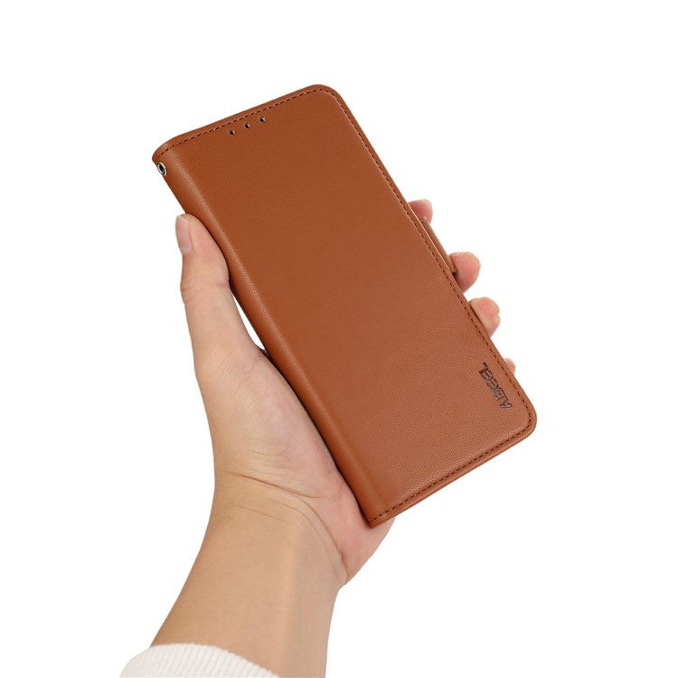 ABEEL For OnePlus Nord 4 Case Leather Phone Cover with RFID Blocking Wallet - Brown