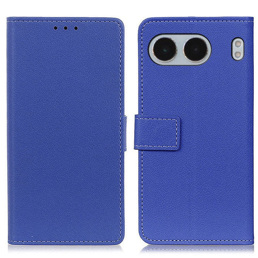 For OnePlus Nord 4 Case PU Leather Stand Wallet Phone Cover - Blue