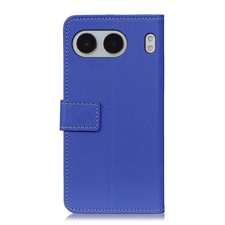 For OnePlus Nord 4 Case PU Leather Stand Wallet Phone Cover - Blue