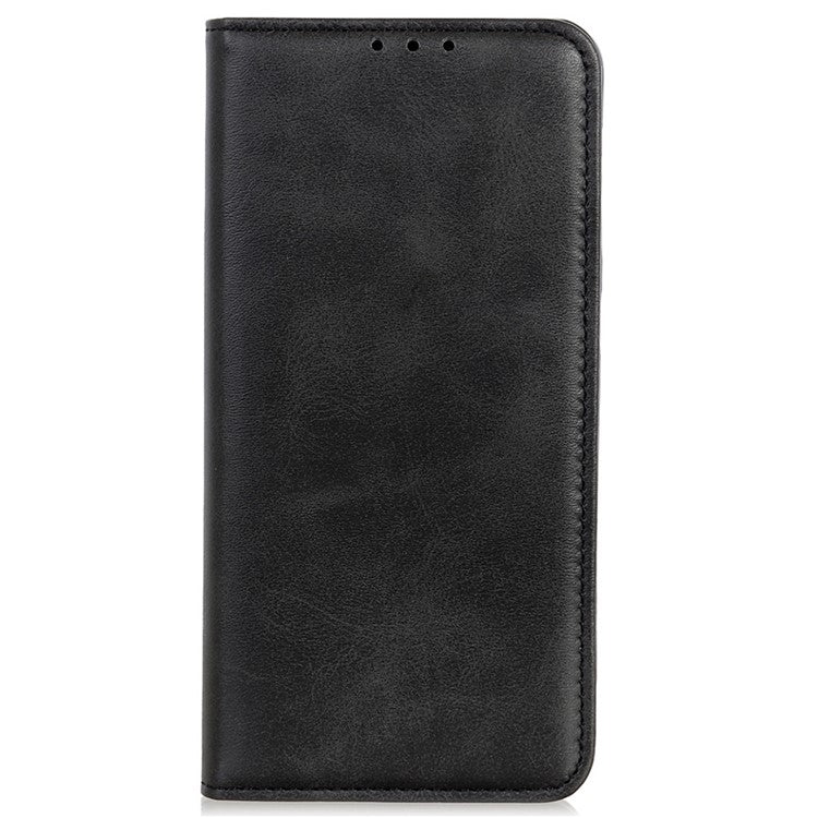 For OnePlus Nord 4 Case Split Leather Flip Wallet Phone Cover - Brown - Black
