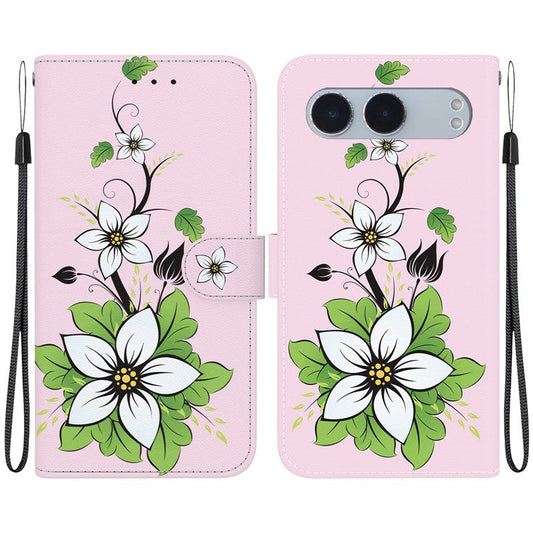 For OnePlus Nord 4 Wallet Phone Case Anti-Drop Leather Flip Cover Pattern Printing - Lily