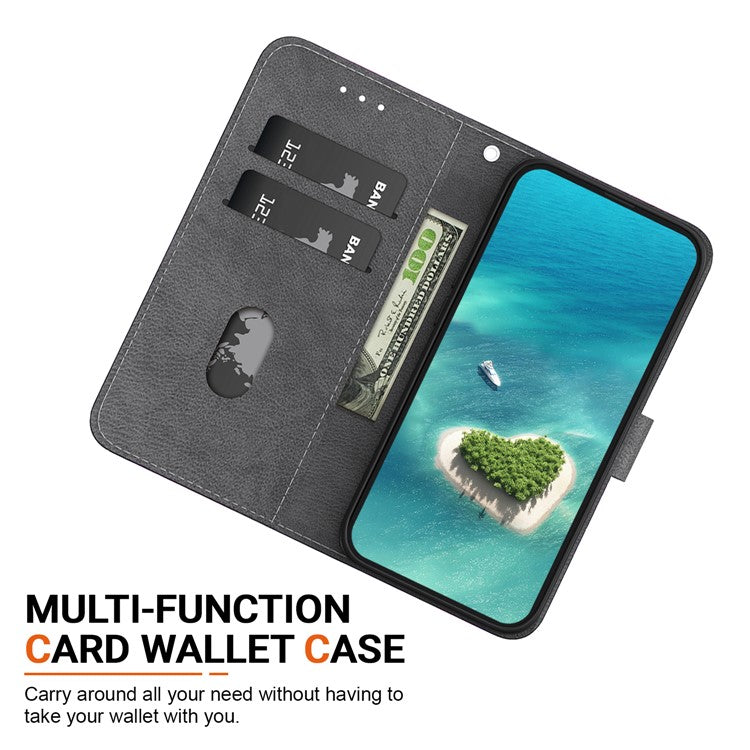 For OnePlus Nord 4 Wallet Phone Case Anti-Drop Leather Flip Cover Pattern Printing - Blue Butterfly Flower