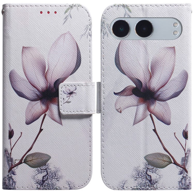 For OnePlus Nord 4 Wallet Case Pattern Print Leather Phone Cover - Pink Flower