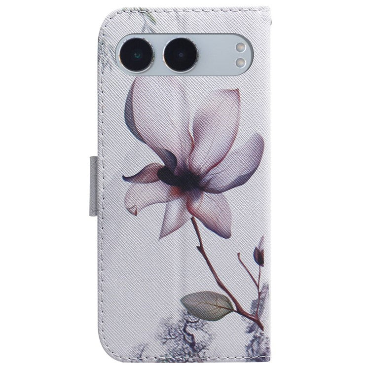 For OnePlus Nord 4 Wallet Case Pattern Print Leather Phone Cover - Pink Flower