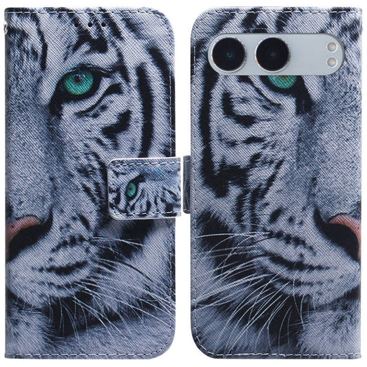 For OnePlus Nord 4 Wallet Case Pattern Print Leather Phone Cover - Tiger