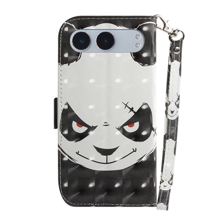 For OnePlus Nord 4 Case Pattern Printing Leather Wallet Phone Cover - Angry Panda