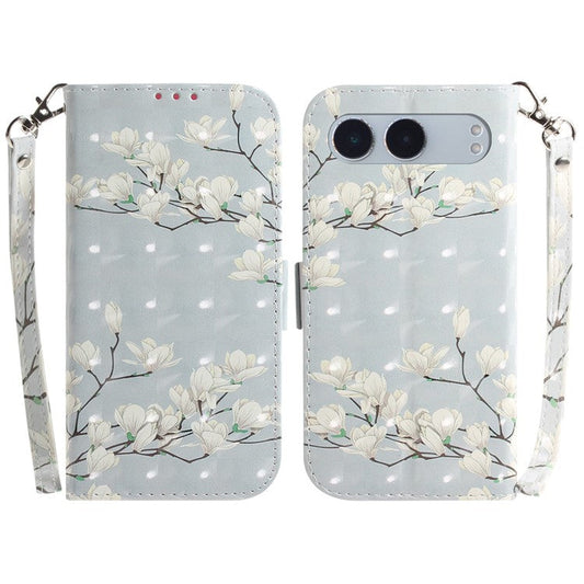 For OnePlus Nord 4 Case Pattern Printing Leather Wallet Phone Cover - Magnolia