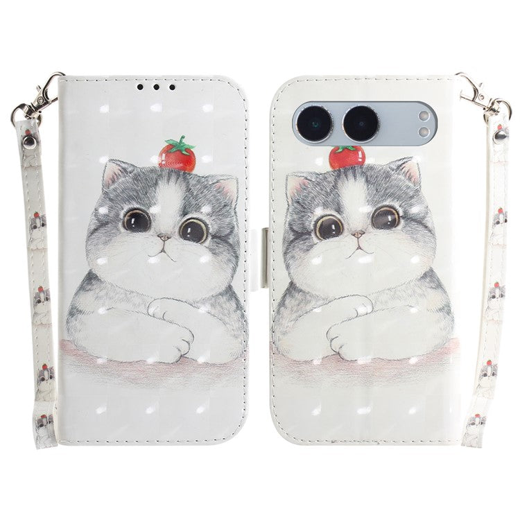 For OnePlus Nord 4 Case Pattern Printing Leather Wallet Phone Cover - Cute Cat