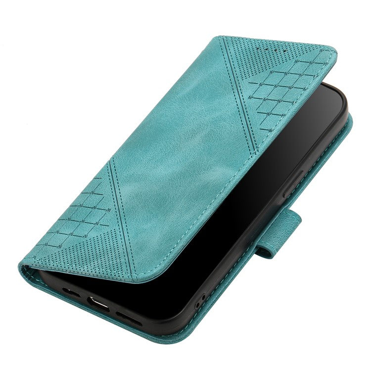 YX0080 For iPhone 16e Case Butterfly Imprint Leather Wallet Phone Cover - Baby Blue