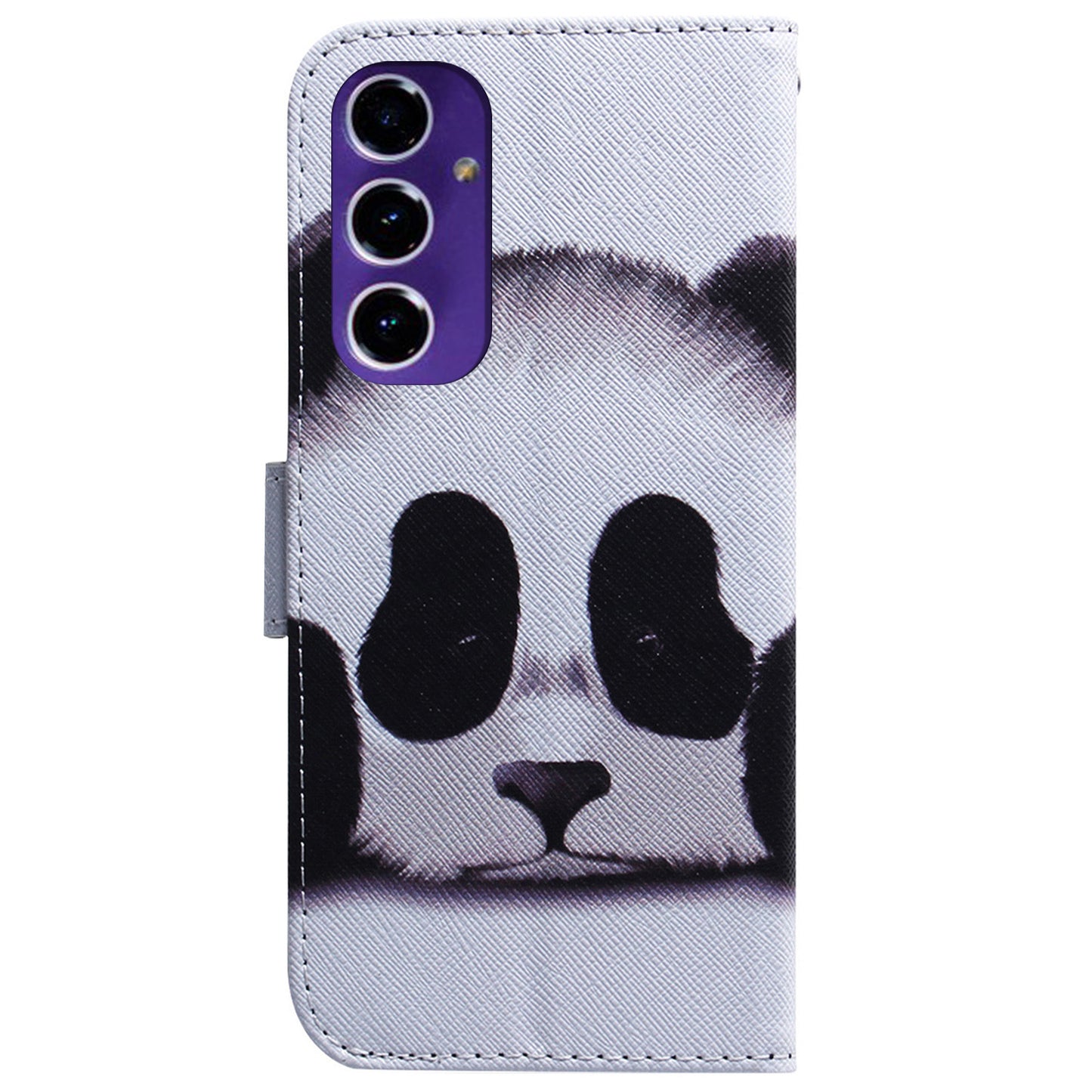 For Samsung Galaxy A16 5G / A16 4G Wallet Case Pattern Print Leather Phone Cover - Panda