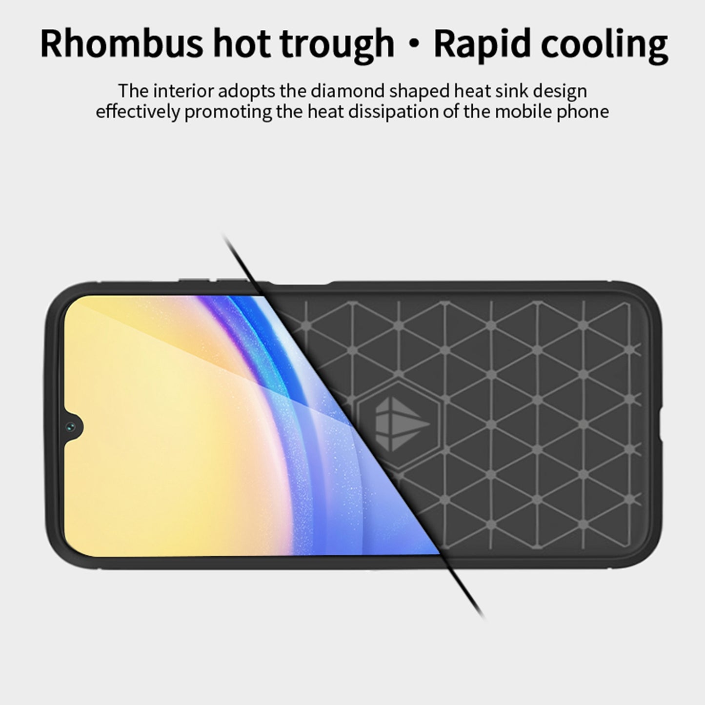 MOFI JK TPU Series-1 For Samsung Galaxy A16 5G / A16 4G Case Carbon Fiber Texture TPU Soft Phone Cover - Red