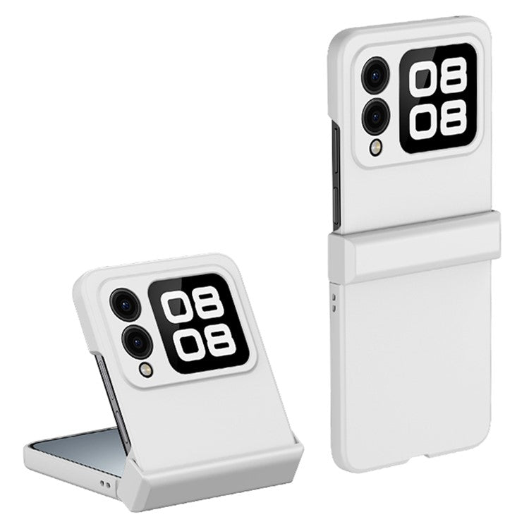 For Huawei nova Flip 5G Case Hinge Protection Skin-touch PC Phone Cover - White