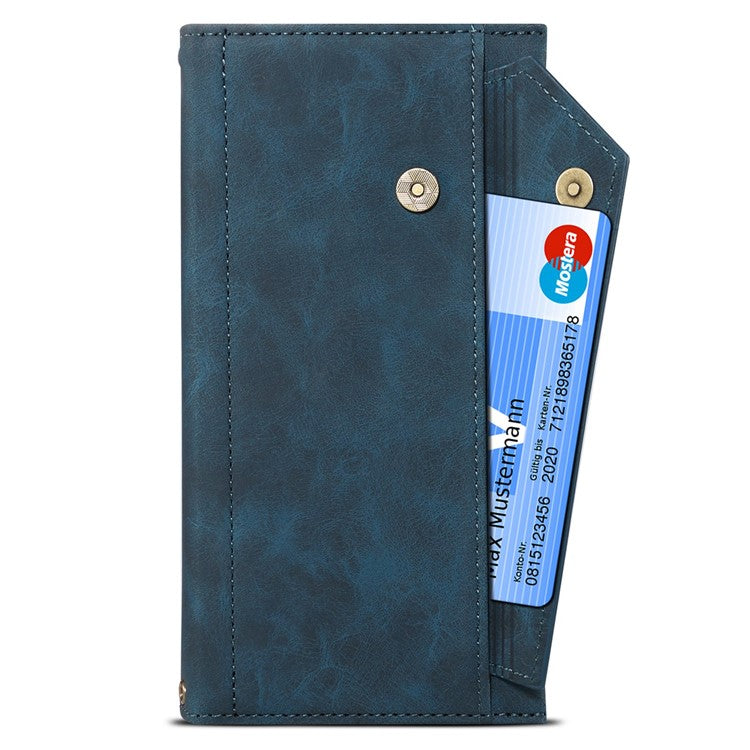 ESEBLE Star Series For Google Pixel 9 / Pixel 9 Pro Case Zipper Wallet Leather Stand Phone Cover - Blue