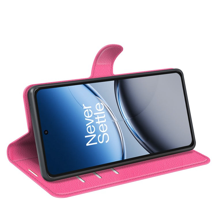 For OnePlus Nord 4 Case Litchi Texture Shockproof Leather Wallet Phone Cover - Rose