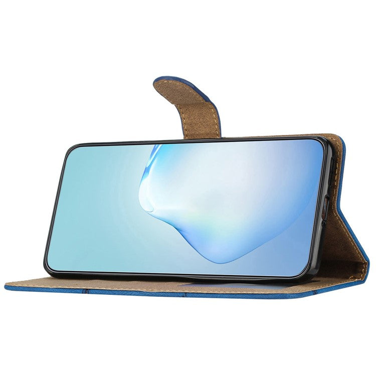 For Google Pixel 9 / 9 Pro Case Crazy Horse Texture PU Leather Wallet Stand Phone Cover - Black