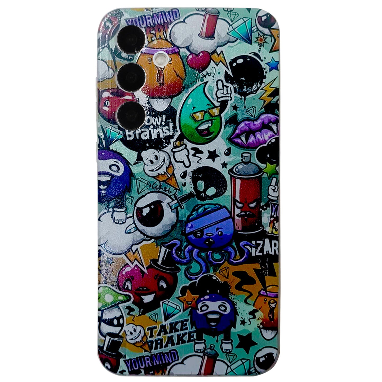 For Samsung Galaxy A16 5G / A16 4G Case Pattern Printing Cell Phone TPU Back Cover - Garbage
