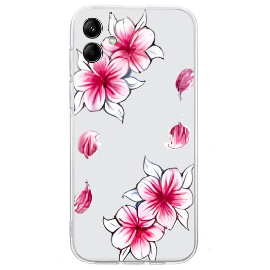 For Samsung Galaxy A06 Case Pattern Printing Soft TPU Back Phone Cover - Sakura