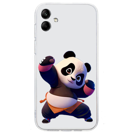 For Samsung Galaxy A06 Case Pattern Printing Soft TPU Back Phone Cover - Panda