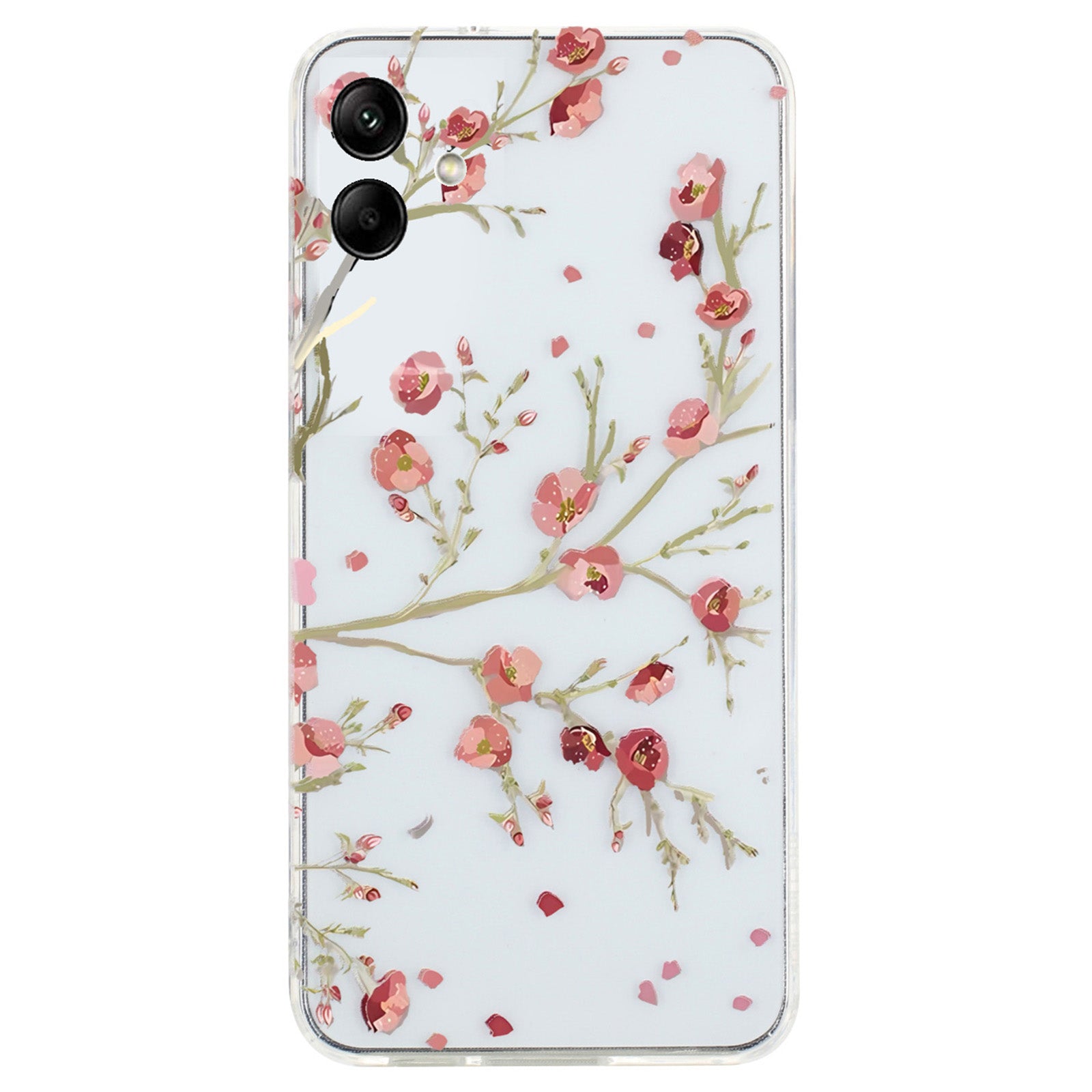 For Samsung Galaxy A06 Case Pattern Printing Soft TPU Back Phone Cover - Flower