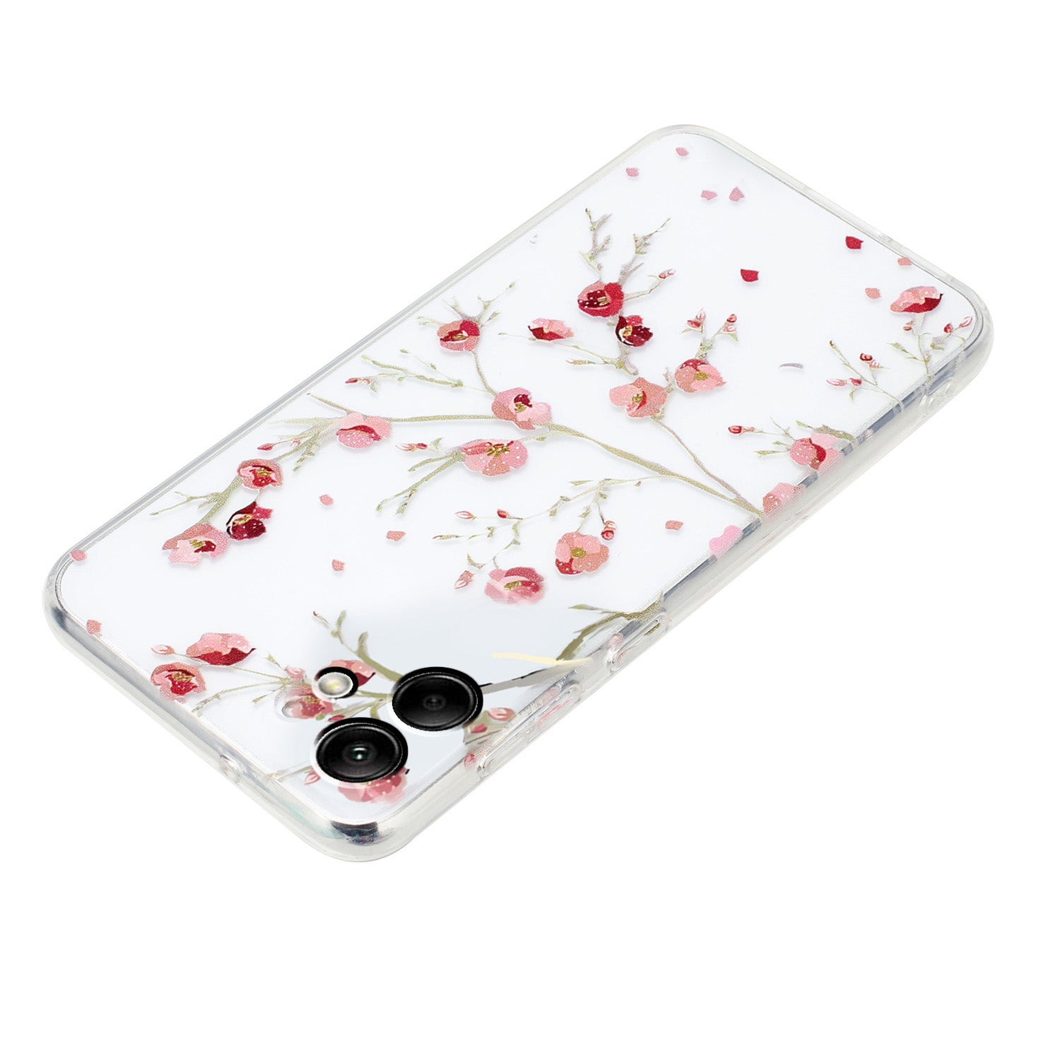 For Samsung Galaxy A06 Case Pattern Printing Soft TPU Back Phone Cover - Flower