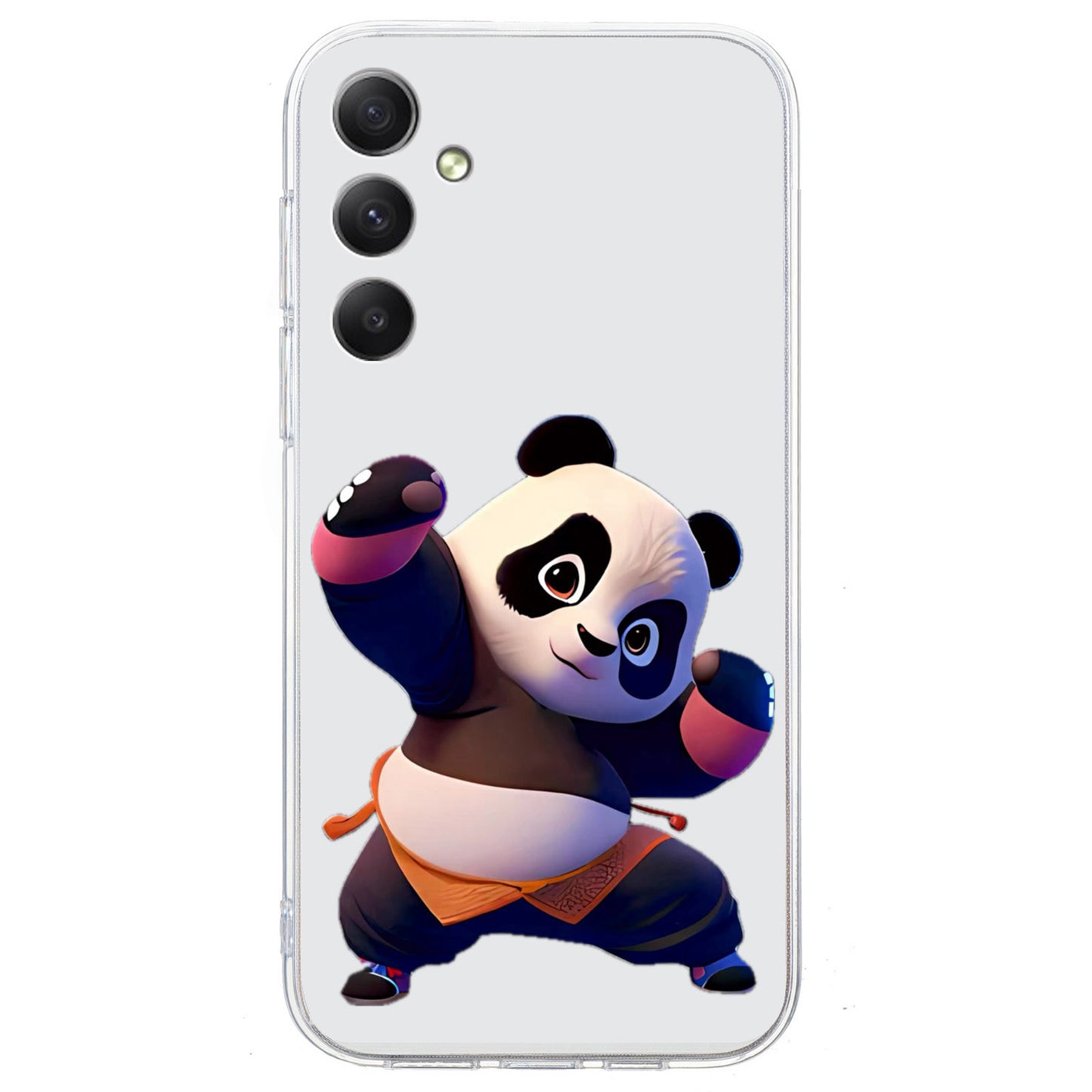 For Samsung Galaxy A16 5G / A16 4G Case Pattern Printing Soft TPU Back Phone Cover - Panda