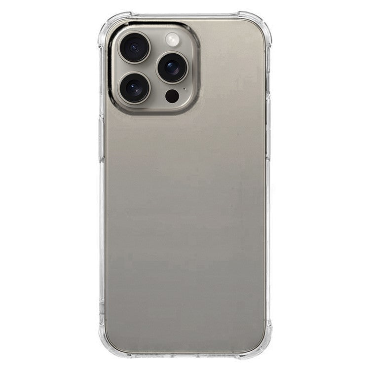 KALEBOL KLB-TPU002 For iPhone 16 Pro Case 1.5mm TPU Airbag Corners Clear Phone Cover
