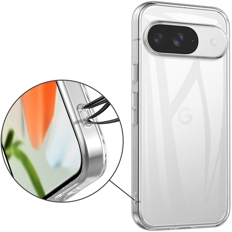 For Google Pixel 9 / 9 Pro Case Anti-Fingerprint Crystal Clear TPU Phone Cover