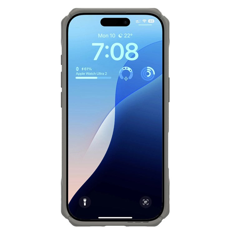 JTLEGEND REX Pro Kooling Mag Series For iPhone 16 Pro Magnetic Case PC+TPU Shockproof Phone Cover - Grey
