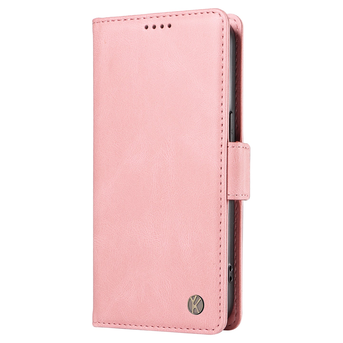 YIKATU YK-005 For Samsung Galaxy A16 5G / A16 4G Case PU Leather Wallet Phone Cover Skin Touch Feeling - Pink