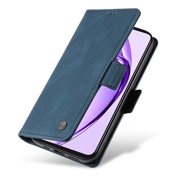 YIKATU YK-005 For Oppo A3 Pro (Global) 5G Case PU Leather Wallet Phone Cover Skin Touch Feeling - Blue