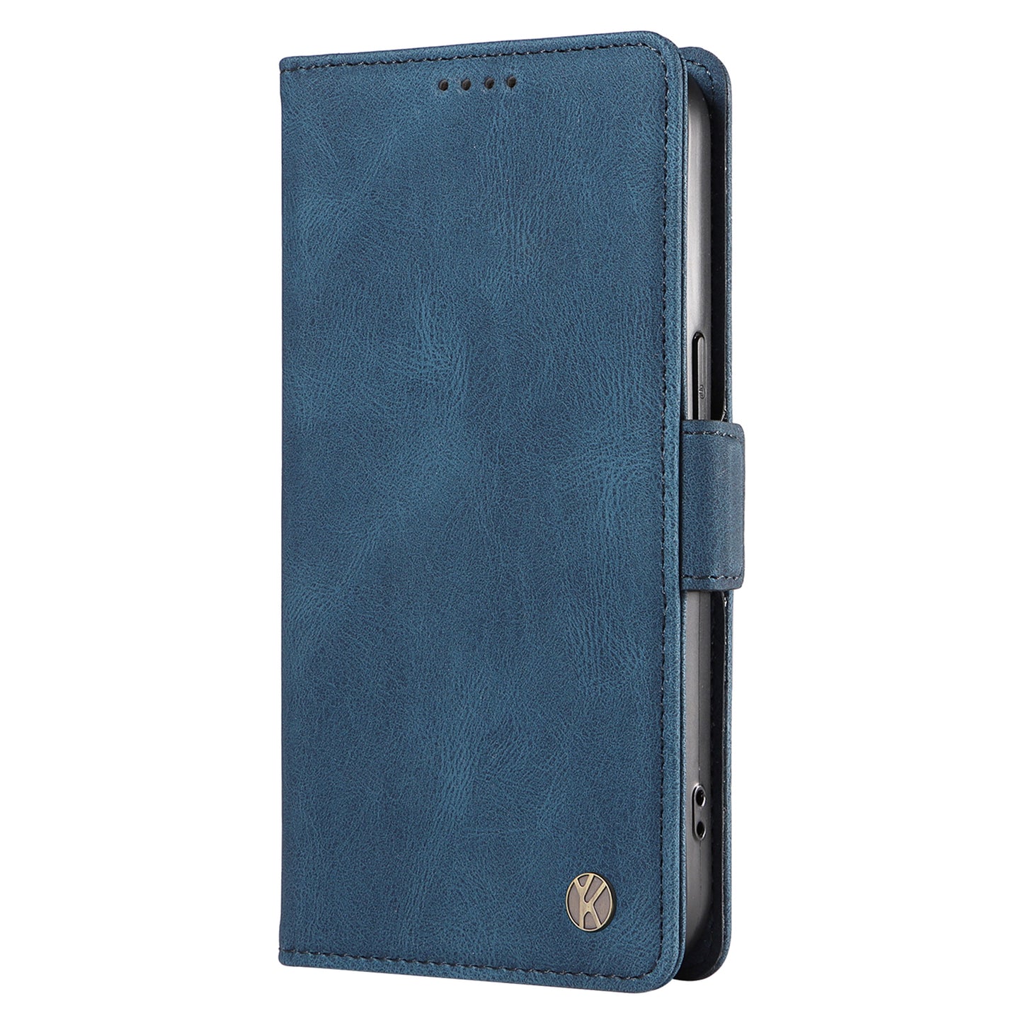 YIKATU YK-005 For Samsung Galaxy A06 Case PU Leather Wallet Phone Cover Skin Touch Feeling - Blue