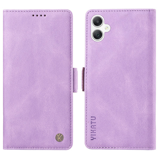 YIKATU YK-005 For Samsung Galaxy A06 Case PU Leather Wallet Phone Cover Skin Touch Feeling - Purple