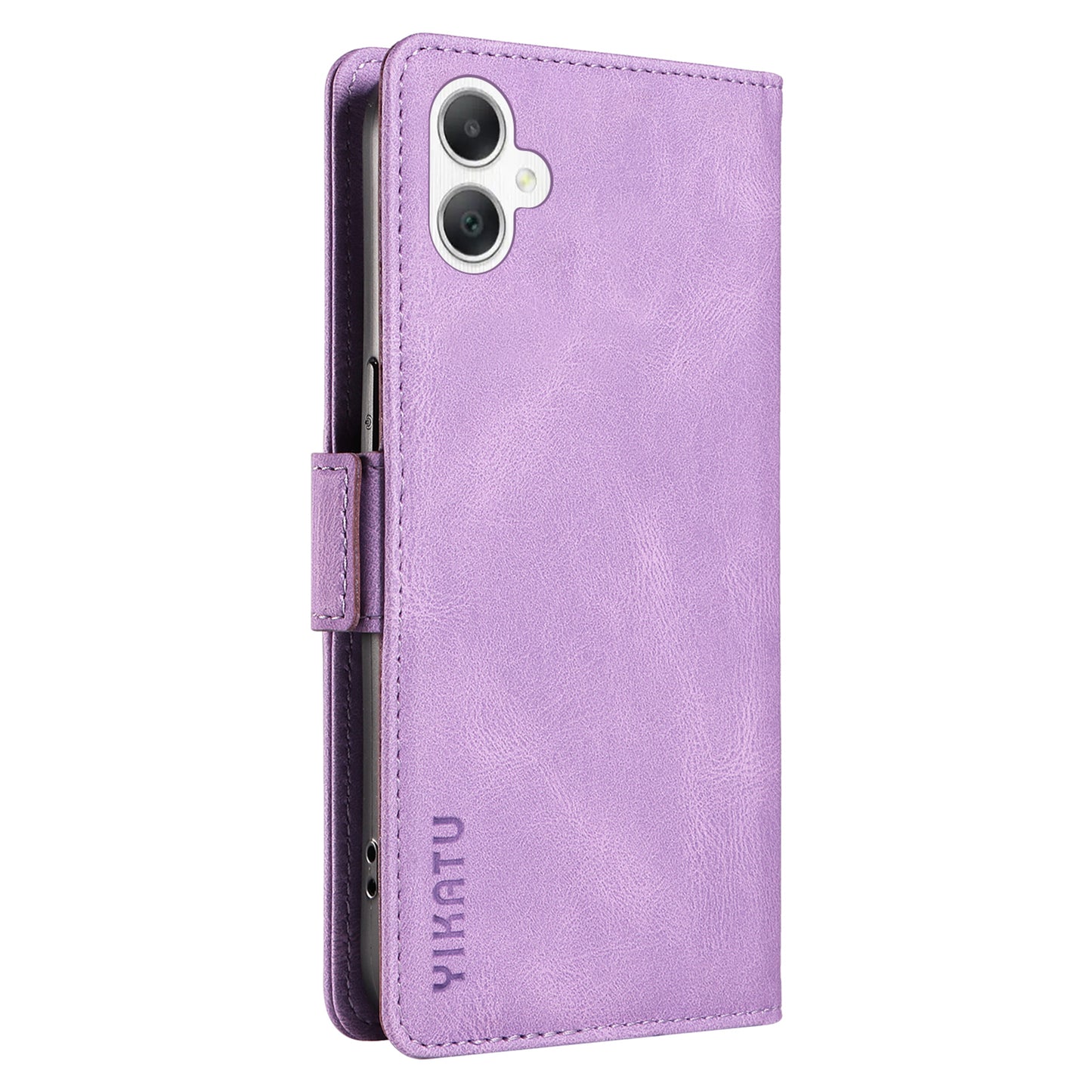 YIKATU YK-005 For Samsung Galaxy A06 Case PU Leather Wallet Phone Cover Skin Touch Feeling - Purple