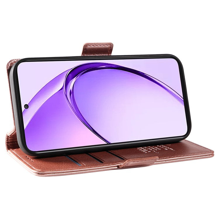 YIKATU YK-007 For Oppo A3 Pro (Global) 5G Case Side Buckle PU Leather Phone Cover Litchi Texture - Rose Gold