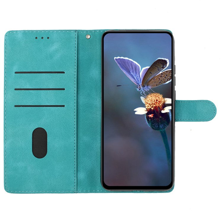 For OnePlus Nord 4 Case Butterfly Flower Pattern Skin-Touch Leather Phone Cover - Green