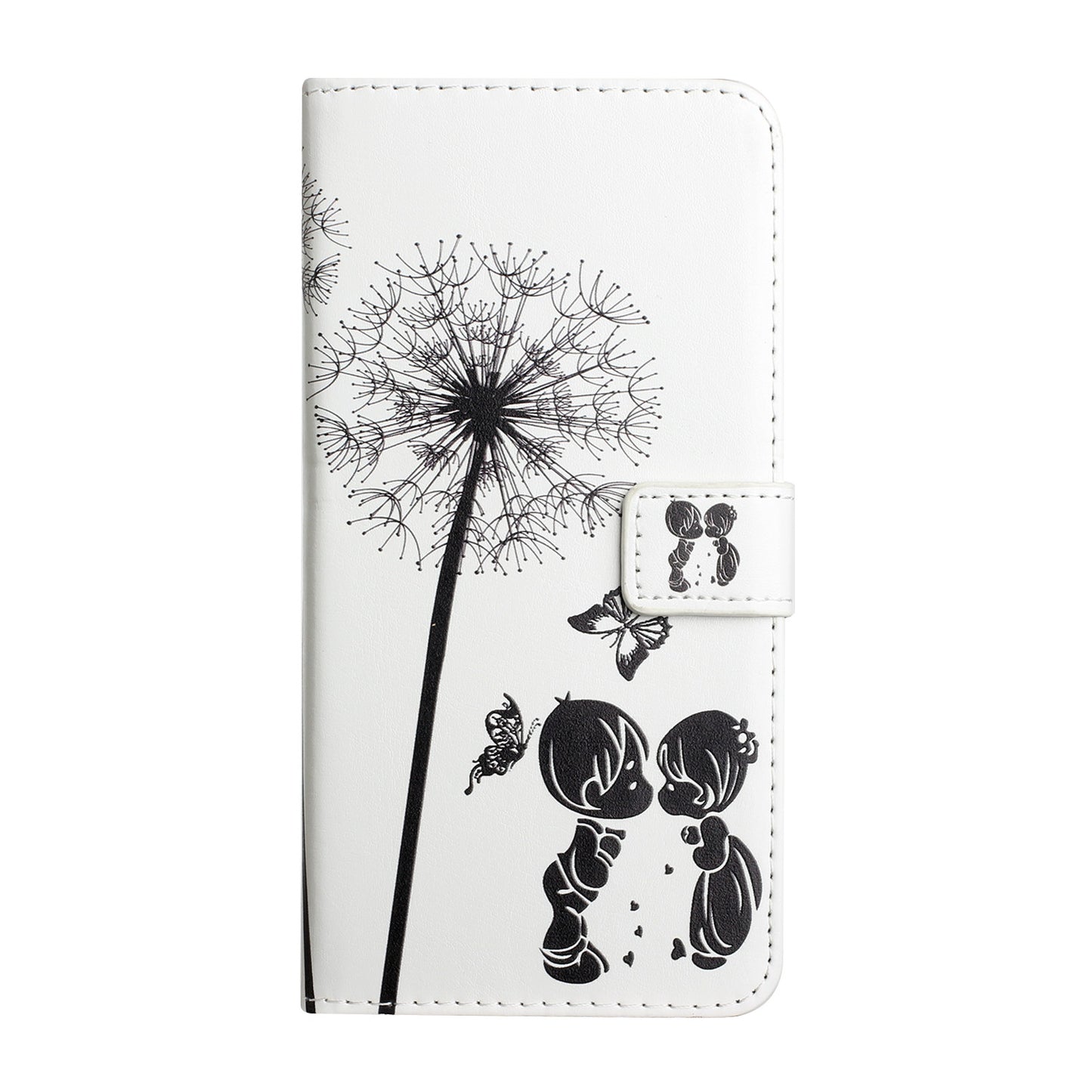 For Samsung Galaxy A16 5G / A16 4G Case 3D Creative Pattern PU Leather Stand Phone Cover - Kids and Dandelion