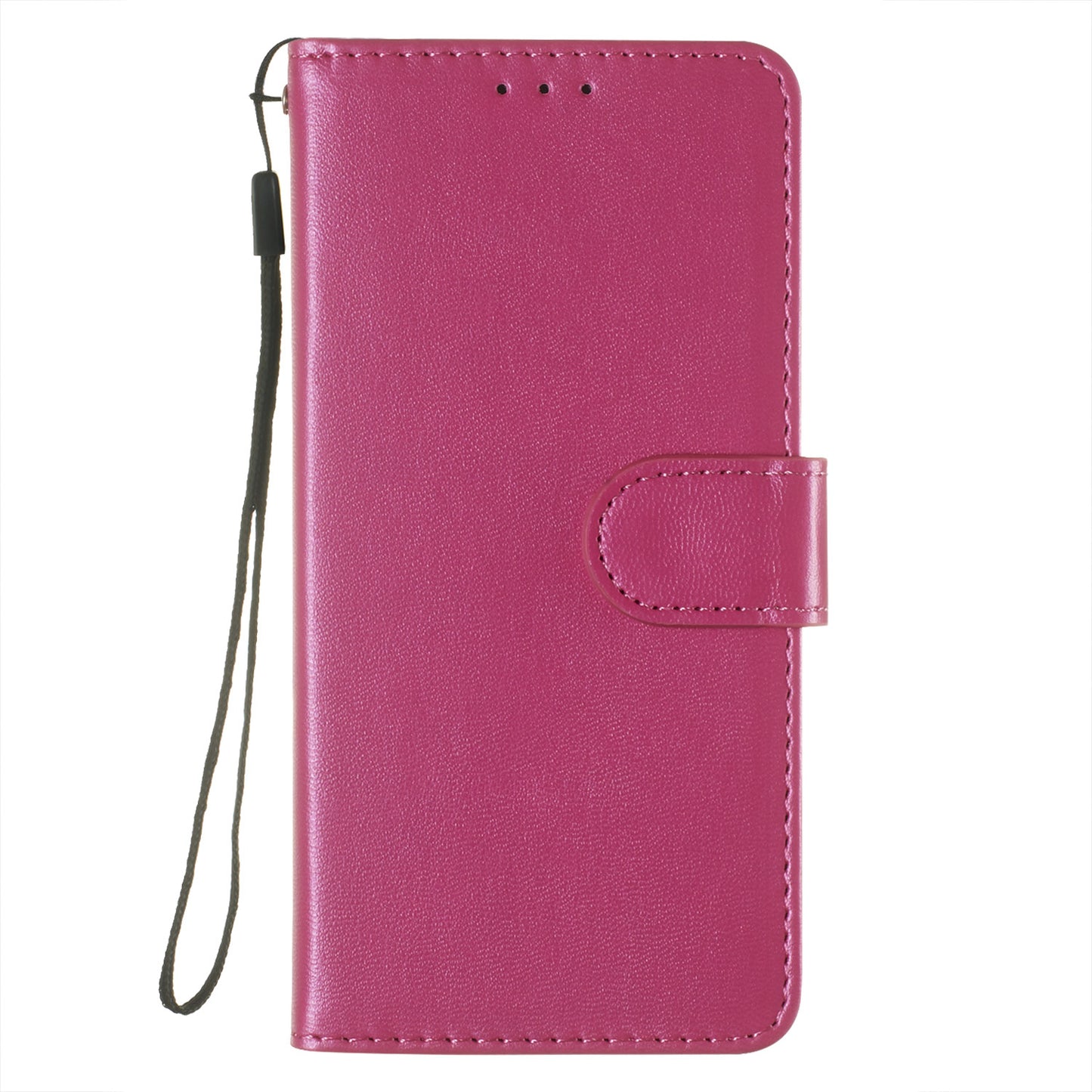 For Samsung Galaxy A16 5G / A16 4G Case PU Leather Flip Phone Cover Wallet Card Slot Holder - Rose